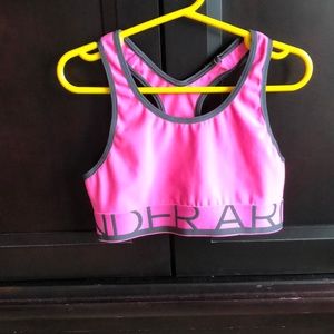Under Armour Girls Sports Bra Small